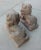 19th Century Hand Carved Brownstone Garden Lions Statues - A Pair For Sale - Image 10 of 11