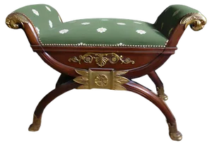 Empire Style Curule Stool