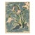 Vintage Abstract Floral Art Print by Zolo Palugyay - 16" X 20" For Sale