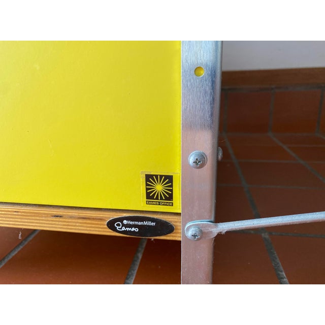 Mid-Century Modern 1950s Eames Desk With File Drawer For Sale - Image 3 of 8
