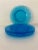 Aqua 90's Aqua Glass Salad Plates S/4 For Sale - Image 8 of 8