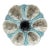 French Majolica Oyster Plate Orchies, Circa 1910 For Sale