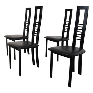1980’s Postmodern Canadian Dining Chairs - Set of 4 For Sale