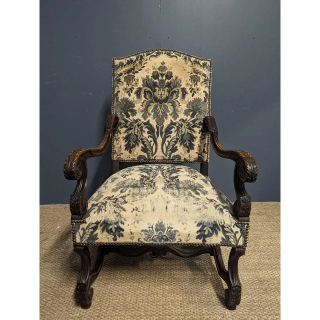 Set of Louis XIII Style Armchairs For Sale - Image 3 of 9