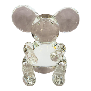 1950s Steuben Crystal Koala Bear Sculpture – Signed – 5.5” Tall