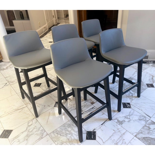 Poliform Poliform Ventura Counter Stool by Jean-Marie Massaud Five Available For Sale - Image 4 of 15