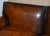 Brown Leather Two Seat Sofa For Sale - Image 6 of 18