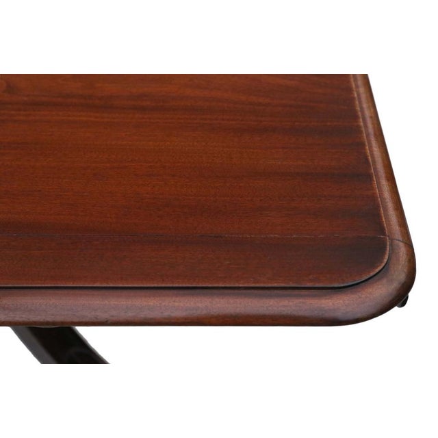 Large Antique Cuban Mahogany Dining Table by James Mein, 1800s For Sale - Image 9 of 14