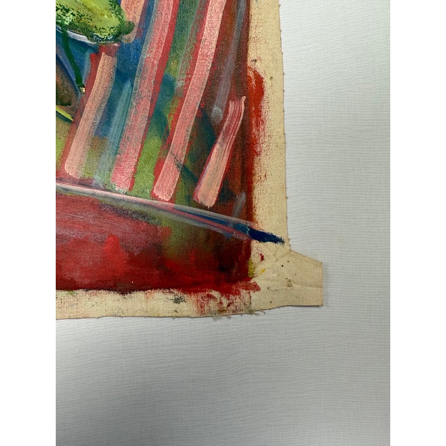 20th Century, Untitled, Post-Impressionist, Colorful Still Life, Oil Painting on Canvas Cloth, Artist Uknown For Sale - Image 11 of 13