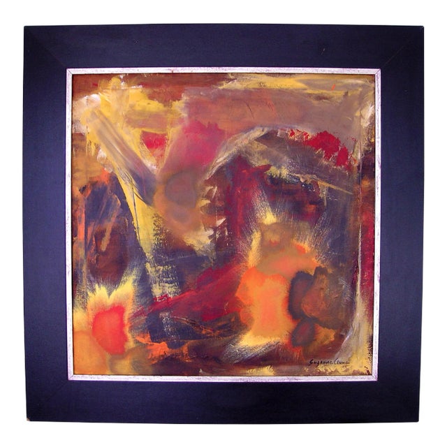 Abstract Expressionist Acrylic on Canvas Painting For Sale