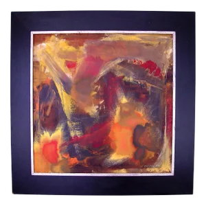Abstract Expressionist Acrylic on Canvas Painting