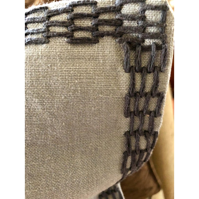 Ankasa Embroidered Linen Pillow Cover Chairish