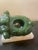 1940s Exquisite Asian Carved Natural Jasper Jade 7” Trunk Up Elephant W/ Baby Elephant Symbol of Peace, Prosperity & Wisdom For Sale - Image 9 of 12