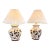 Vintage Danish Modern Glow Through Ceramic Lamp Pair | For Sale