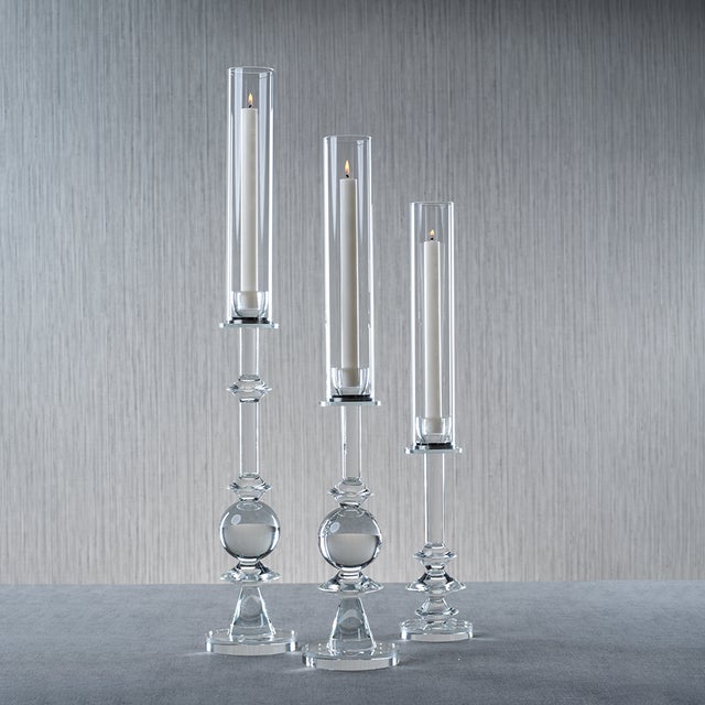 Valentina Crystal Candle Holder - 22.5"