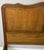 Gold Vintage Louis XVI French Oak Double Bed Frame with Carved Headboard For Sale - Image 8 of 12