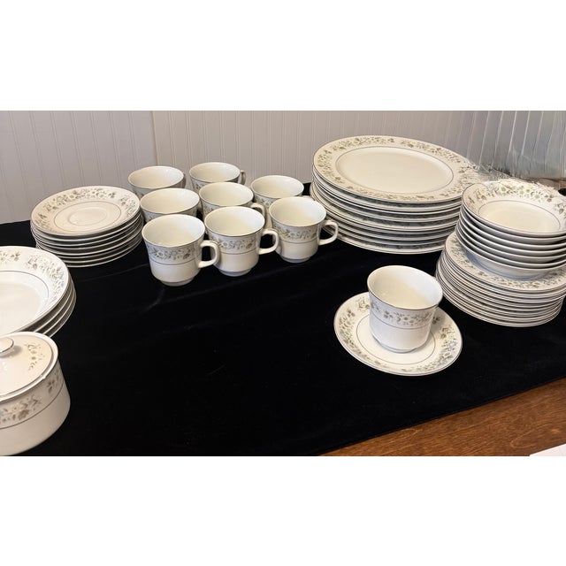 1960s Imperial China W. Dalton 745 Wild Flower Dishes - Set of 39 For Sale - Image 13 of 18