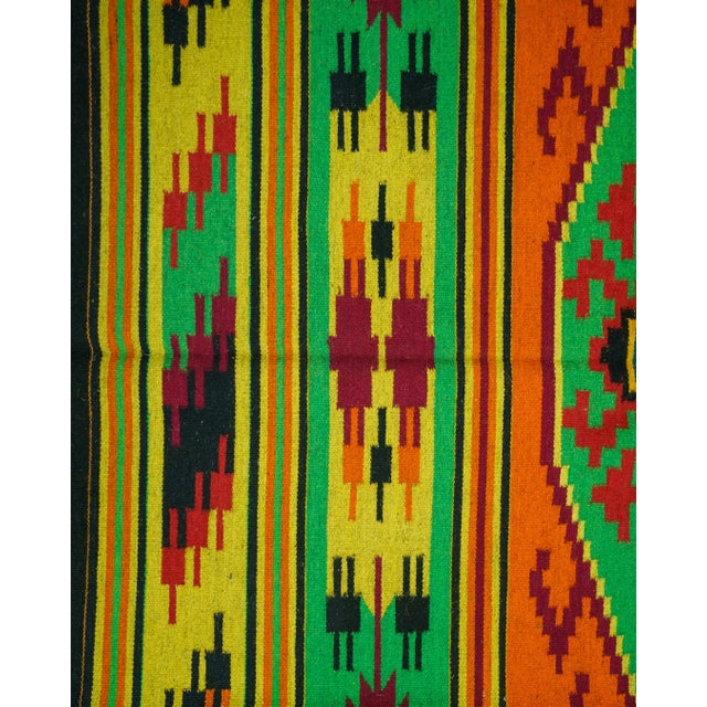 Vintage Wool Flatweave Rug, 1970s For Sale - Image 6 of 10