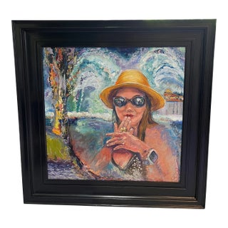 'The Bee's Knees', Large Oil Paintings, by Van Ness For Sale