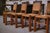 Oak and Rush Chairs in the style of Charles Dudouyt, 1950s, Set of 5 For Sale - Image 14 of 18