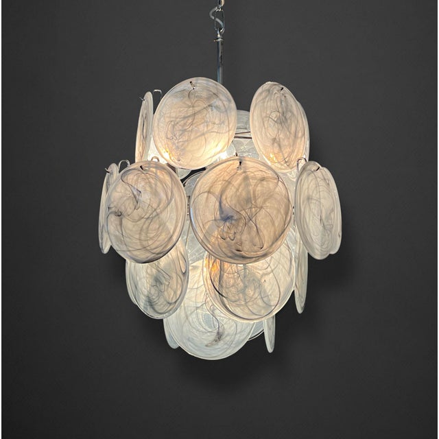 Vintage Italian Murano Chandelier, 1990s For Sale - Image 4 of 18