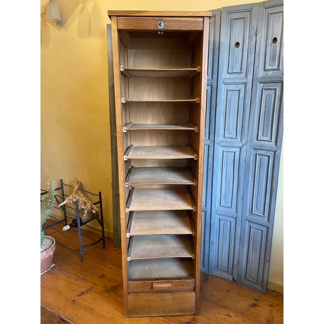 Vintage Art Deco Filling Cabinet, 1920s For Sale - Image 13 of 15