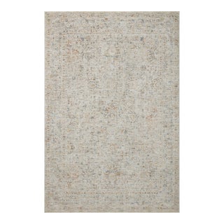 Amber Lewis x Loloi Honora Bone / Multi 7'-10" x 10' Area Rug For Sale