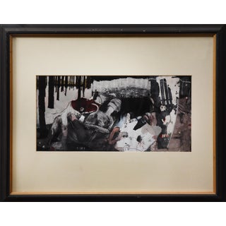 1990s Mix Media Reproduction Print For Sale