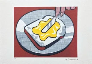 After Roy Lichtenstein, "Breakfast", 1990s, Silk-Screen