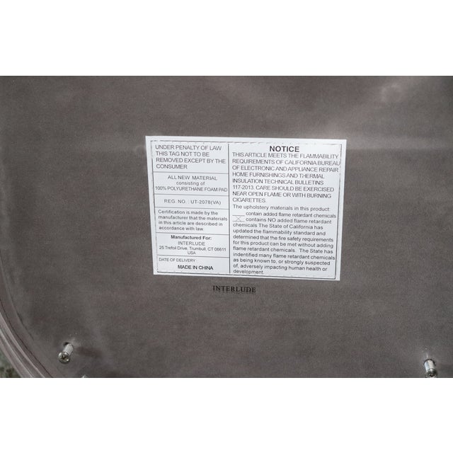 2010s Interlude Home Tristan Acrylic Klismos Chair For Sale - Image 5 of 5