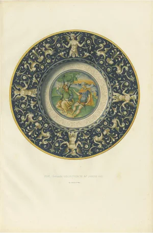 Delange, Illustration of a Plate of Mr. Joseph Fau, 1869, Print