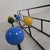 Wall Coat Rack in Steel Frame with Colored Balls in the style of Roger Feraud, 1950s For Sale - Image 6 of 14