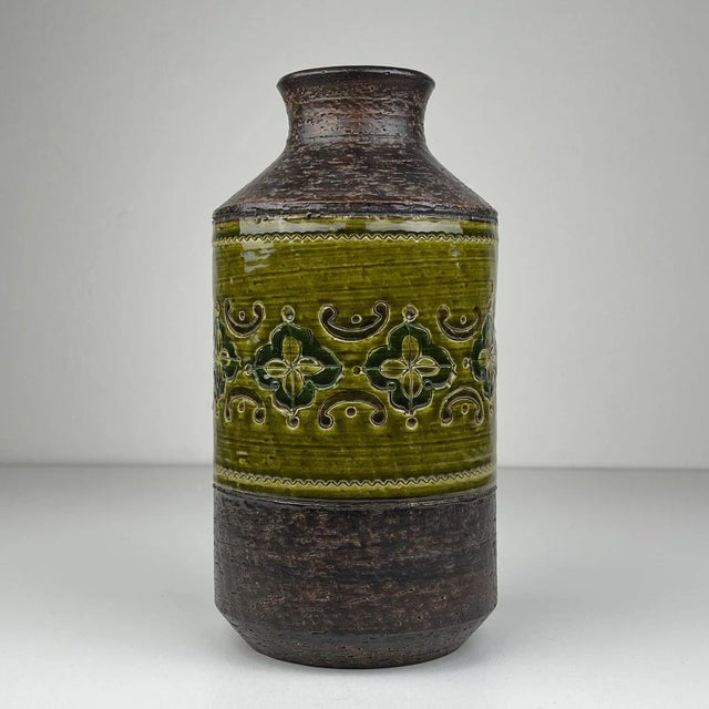 Vintage Ceramic Vase by Aldo Londi for Bitossi, Italy, 1970s For Sale - Image 13 of 13