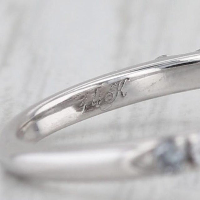Modern 0.81ctw Round Diamond Halo Engagement Ring 14k White Gold Sz 6.25 Cathedral Band For Sale - Image 3 of 6