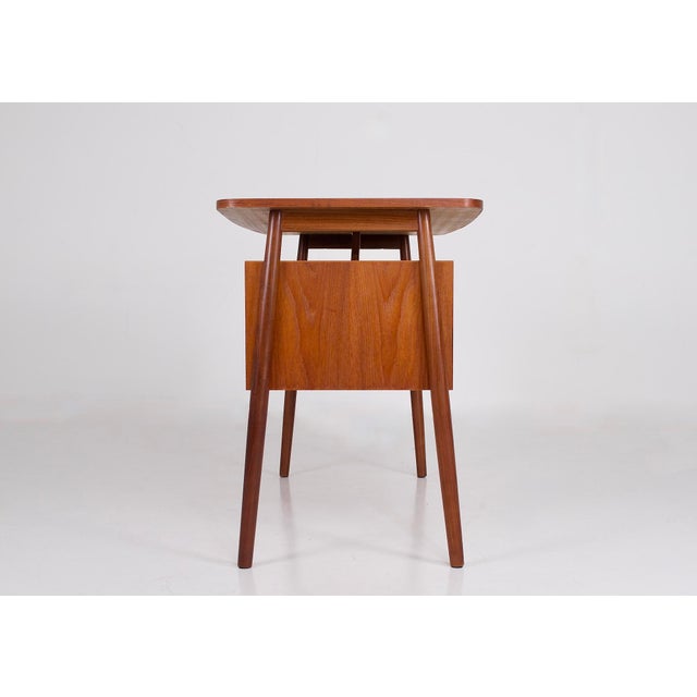 Mid-Century Modern Danish Teak Desk from Gunnar Nielsen Tibergaard, 1960s For Sale - Image 3 of 8