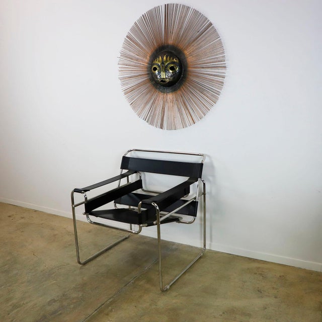 Mexican 1970s Surreal Brutalist Sun Sculpture in Brass and Bronze by Emaus For Sale - Image 3 of 5