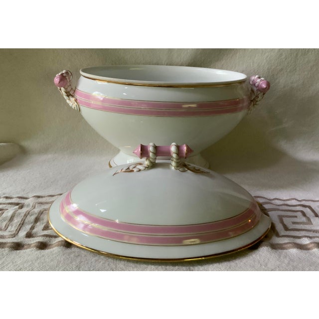 French Limoges Porcelain Soup Tureen c.1880s For Sale - Image 9 of 18