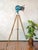 Vintage Industrial Theater Spotlight Floor Lamp from A.E. Cremer, 1950s For Sale - Image 6 of 17