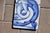 18th Century Antique 18th Century Set of Four Tiles Depicting a Cherub Holding a Baroque Torchiere For Sale - Image 5 of 6