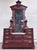 This is a large antique Victorian Eastlake walnut dressing stand, dresser, or bedroom vanity, circa 1870–1885. Features...