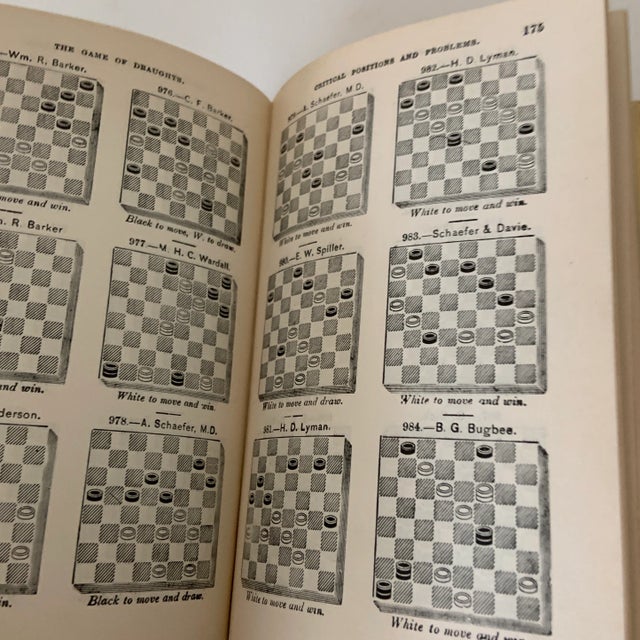 Antique The Game of Draughts Book For Sale - Image 4 of 8