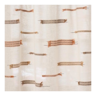 Schumacher Elysia Sheer Fabric In Neutral For Sale
