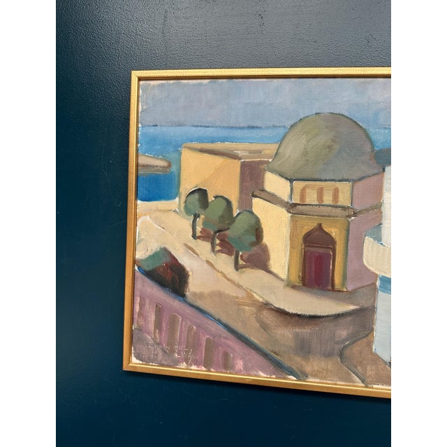 L. Wilton, Rhodes, 1962, Oil Painting on Canvas, Framed For Sale - Image 11 of 18