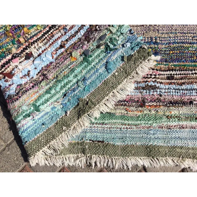 Vintage Turkish Kilim Rug - 82" X 53" For Sale - Image 9 of 10