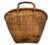 Excellent Smaller 10 Inch Size Antique American Hand Woven Ash Splint Berry Basket With Nice Patina - Late 19th Century For Sale - Image 16 of 18