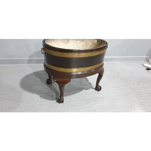 Georgian Mahogany Wine Cooler For Sale - Image 6 of 8