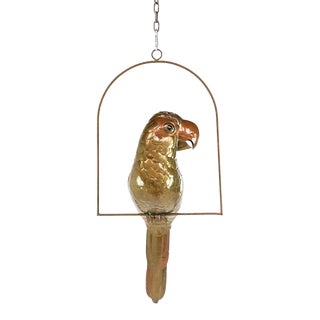 Parrot Sculpture by Sergio Bustamante For Sale