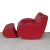Vladimir Kagan "Rock Star" His and Her Lounge Chairs & Ottoman - 3 Pieces For Sale - Image 9 of 12