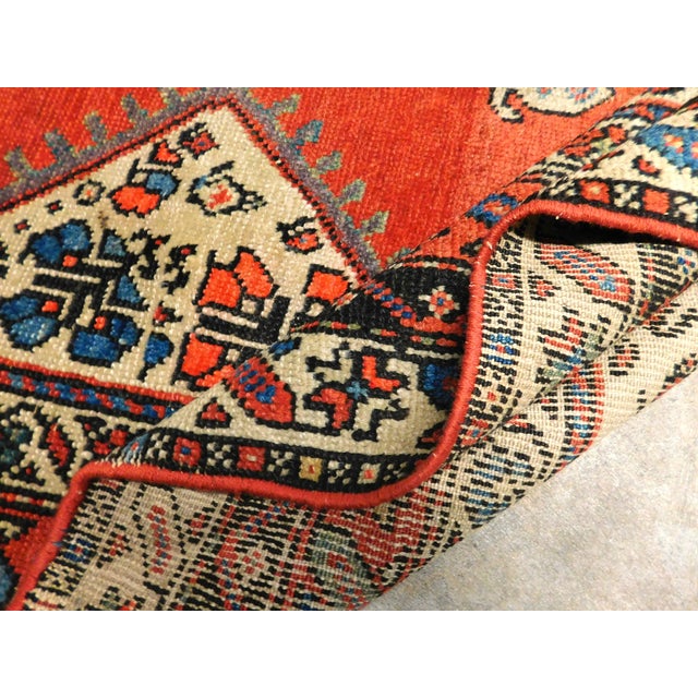 Antique Persian Hamedan Rug 3'8"x 6'2" For Sale - Image 11 of 12