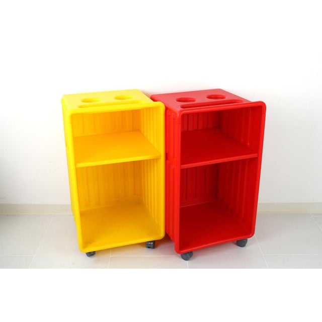 Red Didrik Bedside Table from IKEA, 2000s For Sale - Image 8 of 9